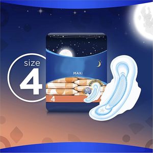 Vente en gros de serviettes hygiéniques féminines maxi pour femmes absorbant pendant la nuit avec ailes serviette <span class=keywords><strong>hygiénique</strong></span> ultra douce hypoallergénique et confortable - Product Image 5