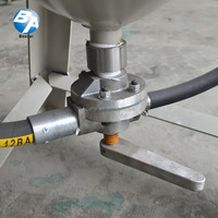 Valve abrasive à poignée de type L pour pot de sablage