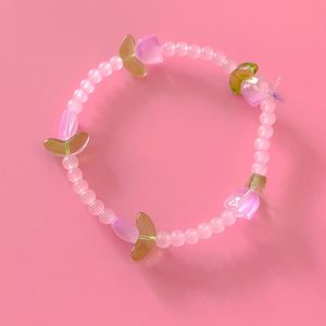 Wholesale Bohemian Handmade Crystal <b>Beaded</b> <b>Bracelet</b> Jewelry Elastic Flower Girl <b>Bracelet</b> Crystal Glass Bead Flower <b>Bracelet</b> - Product Image 5
