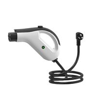 Chargeur EV portable ZQ6 NACS 3,5 kW/7 kW AC, indice de protection IP65, câble de 5 m, 240 V 16 A/32 A, station de recharge pour véhicules électriques Tesla nouvelle énergie