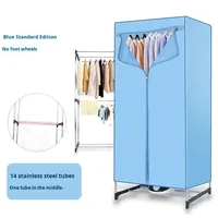 Séchoir à linge électrique mini pliable 1000W pour la maison, vente en gros du fabricant, non-automatique, sans contrôle par application, idéal pour l'été