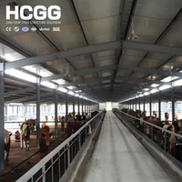 Bâtiment Agricole Préfabriqué en Acier, Hangar à Volailles, Abri pour Bétail, Manège pour Chevaux, Construction Agricole