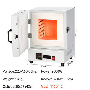 1150 ℃ incubateur four à cire perdue four à brûler combiné <span class=keywords><strong>bijoux</strong></span> fusion et coulée Machine métal matériel - Product Image 6