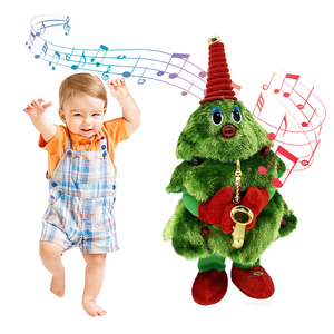 Árbol de Navidad eléctrico personalizado para niños, muñeco para cantar y bailar, regalo de Navidad para niños, gran oferta, venta al por mayor - Product Image 1