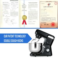 Cuisine 6.5L automatique électrique gâteau mélangeur accessoires tête acier inoxydable support mélangeur