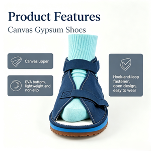 Bota Ortopédica Ajustable <span class=keywords><strong>de</strong></span> Lona Transpirable y Cómoda para <span class=keywords><strong>Fractura</strong></span> <span class=keywords><strong>de</strong></span> <span class=keywords><strong>Pie</strong></span> o Dedo <span class=keywords><strong>del</strong></span> <span class=keywords><strong>Pie</strong></span> - Product Image 2