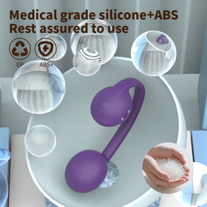 Odeco Custom C-vormige Dubbele Bal Sterke Dubbele Vibratie Afstandsbediening Seks Speelgoed Vibrerende Ei Oplaadbaar Draagbare <span class=keywords><strong>Vibrator</strong></span> - Product Image 6