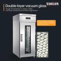 YOSLON pour usage commercial, machine à faire levage de la pâte à 18 plateaux, armoire de fermentation automatique à température et humidité constantes, boulangerie