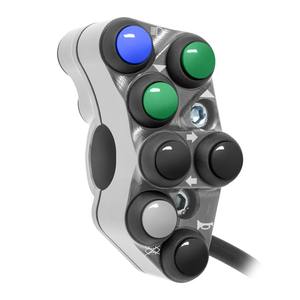 Interruttore Manubrio Sinistro per Aprilia Tuono 660 (Titanio) - Product Image 3