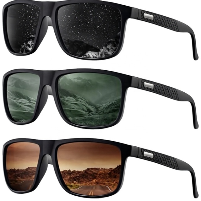 UV400 PC Polarized Sunglasses ISO9001 Certified Ideal for Sunscreen and Fishing and Outings and Outdoor Sports and Cycling