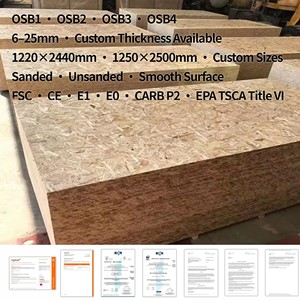 Tablero <span class=keywords><strong>de</strong></span> Contrachapado <span class=keywords><strong>OSB</strong></span> 1/2, Materiales <span class=keywords><strong>de</strong></span> Construcción, Lámina <span class=keywords><strong>de</strong></span> Contrachapado <span class=keywords><strong>OSB</strong></span> 4x8, OSB3 12mm Impermeable - Product Image 1