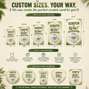 Impresión de Tarjetas Rasca y Gana de Papel Negro de Primera Calidad, Tarjetas Rasca y Gana Promocionales Personalizadas con Logotipo, Laminadas Brillantes de Lujo - Product Image 5