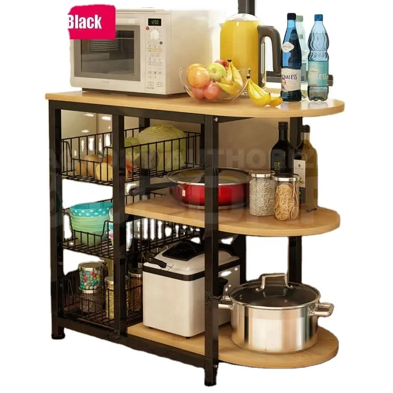 Easy Kitchen Rack Utility Mikrowelle Ofenst änder Regal Topf Pfanne Lagers chrank