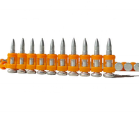 Clous en béton assemblés par bande en plastique 3.0/2.6x16-38mm produits de haute qualité goupilles d'entraînement HC6 clous clous de pile à combustible à gaz