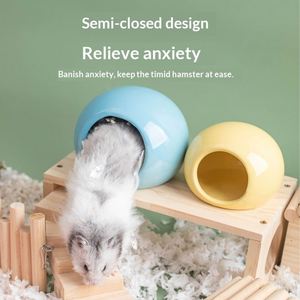 Nouveau Nid de Repos en Céramique pour Hamster, Refroidissant, Toutes Saisons, pour Petits Animaux, Maison-Cache pour Dormir - Product Image 2