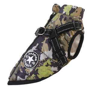 Chaleco para Perro con Cuello Alto para Clima Frío, a la Moda 2026, Ropa de Invierno Impermeable y Cortavientos, Chaleco Exterior de Poliéster para Mascotas con Anilla en D - Product Image 5