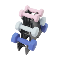 Haltères hexagonales de musculation réglables en kg pour femmes, fonte de haute qualité, revêtement en caoutchouc PVC, choix de couleur OEM gratuit - Direct