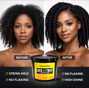 Gel Coiffant Bio Herbal Twist pour Locs et Tresses – Fixation Forte, Sans Résidus, Pour Cheveux Secs – Fournisseur OEM en Gros - Product Image 6