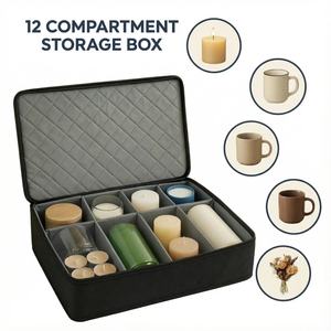 <span class=keywords><strong>Caja</strong></span> Organizadora <span class=keywords><strong>para</strong></span> Velas con Divisores, Gabinete <span class=keywords><strong>para</strong></span> Almacenamiento <span class=keywords><strong>de</strong></span> Velas con 12 Niveles <span class=keywords><strong>de</strong></span> Segmentación, Adecuado <span class=keywords><strong>para</strong></span> Velas <span class=keywords><strong>de</strong></span> Aromaterapia - Product Image 6