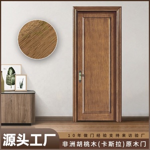 Porte intérieure contemporaine en MDF avec isolation phonique, surface finie, ouverture manuelle pour chambre à coucher - Product Image 5