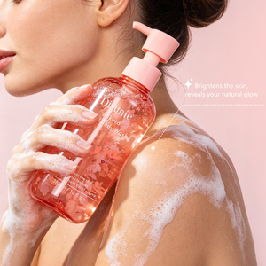 Gel de Ducha Iluminador con Niacinamida y Pétalos de Sakura para Distribuidores Globales, Fragancia Floral Fresca, Gel de Ducha para una Piel Radiante - Product Image 6