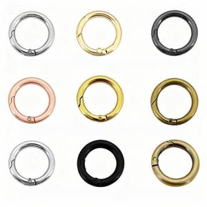 Móc khóa kim loại tròn mở, chất liệu hợp kim, phụ kiện tự làm, móc khóa lò xo, khóa móc cho móc chìa khóa, túi xách và túi đeo tay - Product Image 2