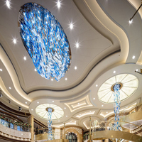 Lustre LED en cristal long de luxe pour hôtel, boutique, club, maison, villa, escalier, décoration intérieure, luminaires personnalisés, transport facile
