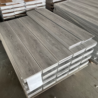 Wasserfester 4mm Rigid-Core Eichen- und Nussbaumholzoptik Klick-Vinyl SPC-Bodenbelag für Inneneinrichtung