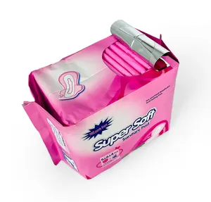 Popular In Africa Sanitary Pads High Quality Cotton Menstrual Period Sanitary Pads