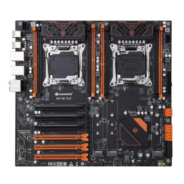 High Performance 4 Channels X99-F8D PLUS Motherboard Aleo Support Xeon E5 512GB(8*64GB) DDR4 Memory Socket LGA 2011-3