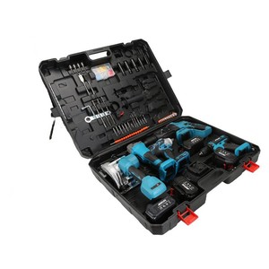 Ensemble d'outils électriques sans balais au lithium transfrontalier personnalisé perceuse à percussion meuleuse d'angle clé-jeu de quatre pièces - Product Image 3