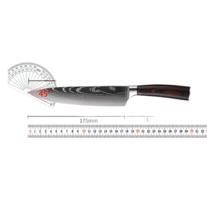 Cuchillo de Acero Inoxidable Damasco, Apto para Lavavajillas, Color Personalizable, Portátil, Moderno, Productos de Tendencia 2022, Nuevo - Product Image 5