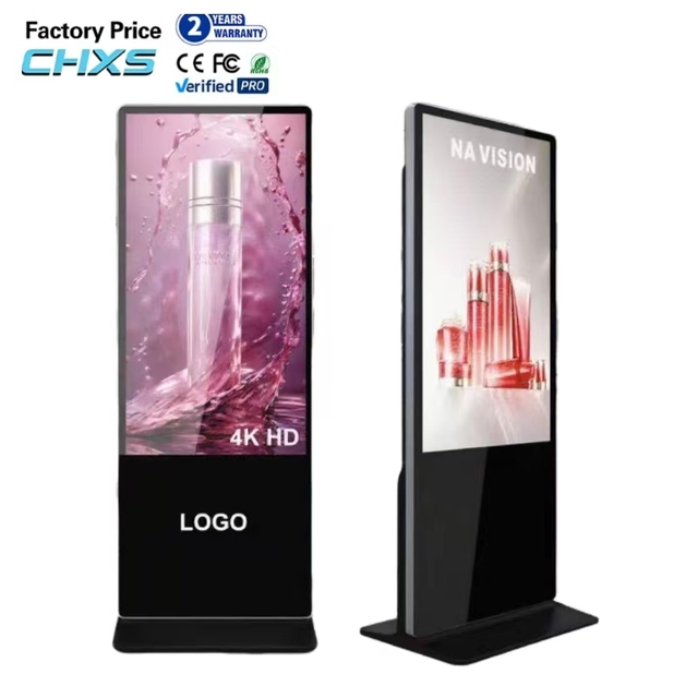 Floor Standing IPS LCD Display Monitor Raspberry Digital Signage Kiosk Vertical Touch Screen Indoor SDK Application Built-In CMS