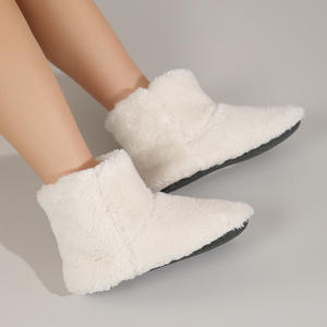 Wholesale Fashion Plush <strong>Ladies</strong> Boot Unisex Winter Fleece Plush Home Warm Indoor <strong>Slippers</strong> Boots Fluffy <strong>Bootie</strong> Home Sock <strong>Slipper</strong> - Product Image 5