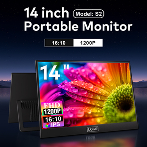 1920*1200P IPS portable <b>monitor</b> laptop screen extender dual screen portable display 14 inch gaming <b>monitor</b> for travel business - Product Image 2