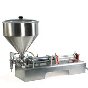 Máquina semiautomática de llenado de loción cosmética, máquina de llenado de pasta para jugos, salsa, G1WG-100