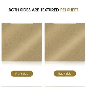 <span class=keywords><strong>Prusa</strong></span> MK4 <span class=keywords><strong>MK3S</strong></span> 241x254mm Double face noir PEI feuille lisse PEO/PET/PEY magnétique ressort acier Compatible imprimantes <span class=keywords><strong>3D</strong></span> flambant neuf - Product Image 6