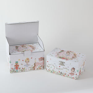 Boîte à bijoux en bois personnalisée, petite boîte à musique licorne pour filles, collier, boucles d'oreilles, bague, cadeau d'anniversaire, cadeau de fête - Product Image 5