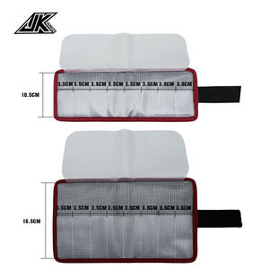 Bolsa de Pesca JK de PVC, Serie de Bolsas de Aparejos de Pesca con Ranuras de Malla Resistente para Lago, Río y Arroyo - Product Image 4