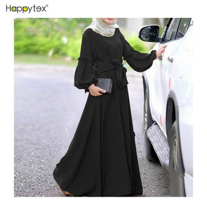 Nouvelle Arrivée Tendance Mode Robes Islamiques Douces et Confortables pour Femmes Voilées avec Ceinture - Product Image 6
