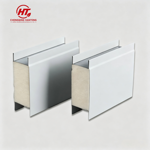 Panneau en acier coloré avec isolation thermique efficace en <span class=keywords><strong>mousse</strong></span> PU, isolation industrielle en <span class=keywords><strong>polyuréthane</strong></span> PU, panneau sandwich en acier coloré - Product Image 5