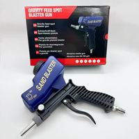 Pistolet de sablage pneumatique portatif anti-rouille, mini-outil à air comprimé pour sablage par gravité et protection contre la rouille