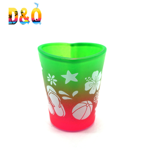 Vaso de Vidrio en Forma de Corazón Personalizado al por Mayor, Recuerdo de Playa, Vaso de Chupito con Logotipo Personalizado - Product Image 4