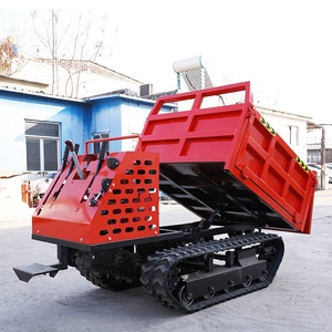 Tracked <span class=keywords><strong>Mini</strong></span> Transporter <span class=keywords><strong>Power</strong></span> Barrow 2000kg Crawler <span class=keywords><strong>Dumper</strong></span> mit drehbarem Eimer zu verkaufen - Product Image 5