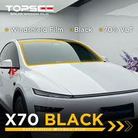 Nano Black Ceramic Windshield Film Anti-kras UV-bestendig Privacybescherming 70VLT HD Compleet testrapport