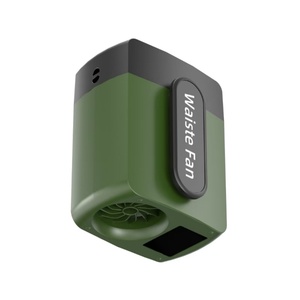 Ventilateur de ceinture portable mini rechargeable, 12000 tr/min, flux d'air puissant, cinq niveaux de vitesse, bleu, autonomie de 38 heures pour l'extérieur - Product Image 2