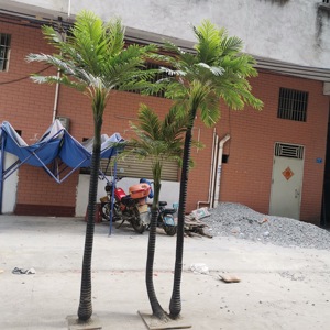 Chất Lượng Cao Làm Bằng Tay Lớn Ngoài Trời Nhân Tạo Cau Cây Cọ Thực Tế Thực Tế Giả Cây Cho Bên Ngoài Trang Trí - Product Image 6