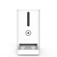 USMILEPET Distributeur automatique de nourriture pour animaux de compagnie 5L, enregistrement vocal intelligent, minuterie automatique, distributeur de nourriture pour chats et chiens