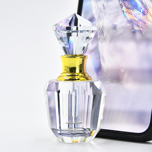 Flacon de Parfum en Cristal Vintage Art Déco Vide Rechargeable Décoratif Flacon en Verre Cadeau pour Femme 3ml - Product Image 2