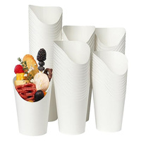Offre spéciale Emballage de fast-food durable et écologique en papier kraft boîte à frites avec impression de logo personnalisé de qualité alimentaire